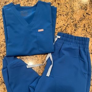 Royal Blue Figs Scrubs